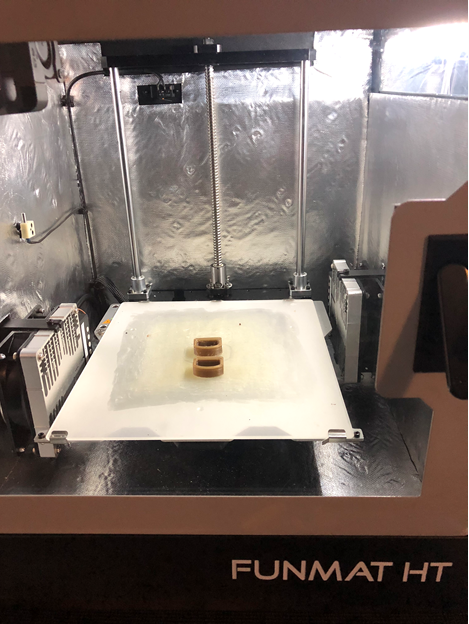 PEEK model of Vertebral interbody spacer